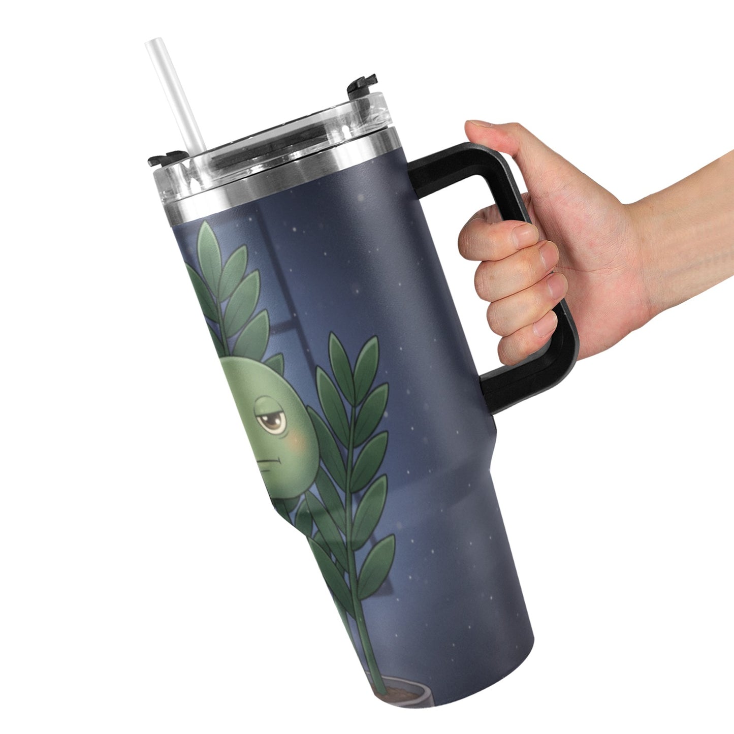 Plant Love ZZ Plant 40oz Stainless Steel Tumbler