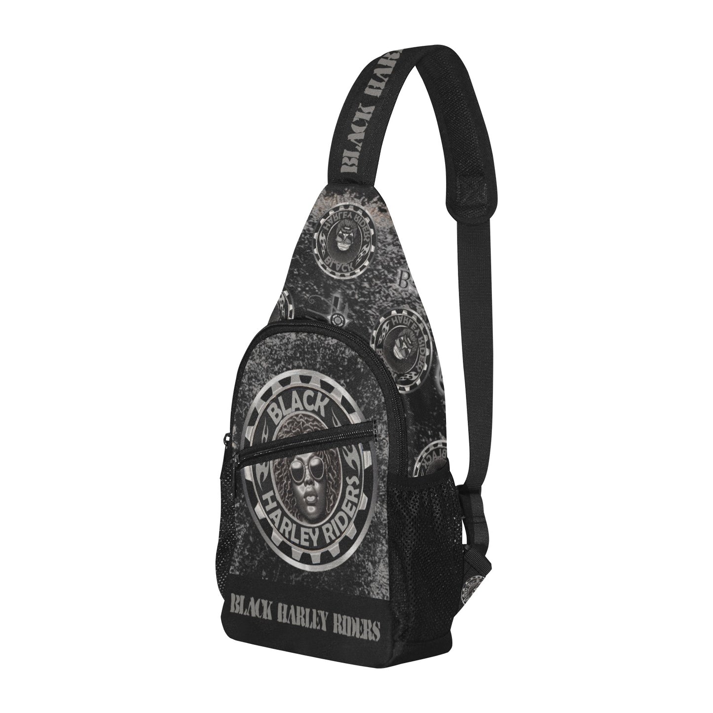 BHR Crossbody Concealment Bag - Bandana Black Woman