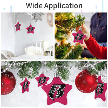 RR Christmas Hanging Star - Pink