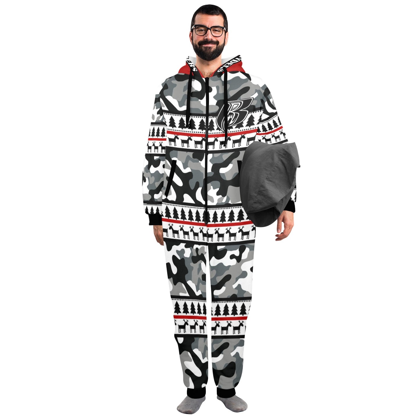 RR Christmas Onesie - Camo/Red