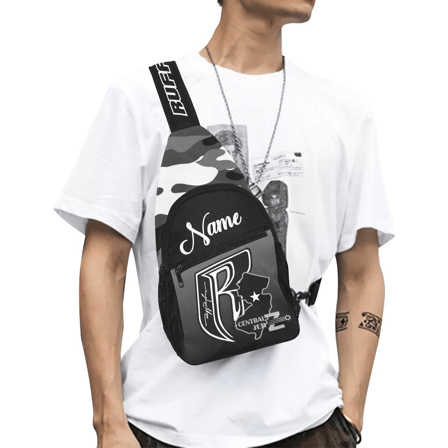 Central JerZ  Crossbody Bag City Camo