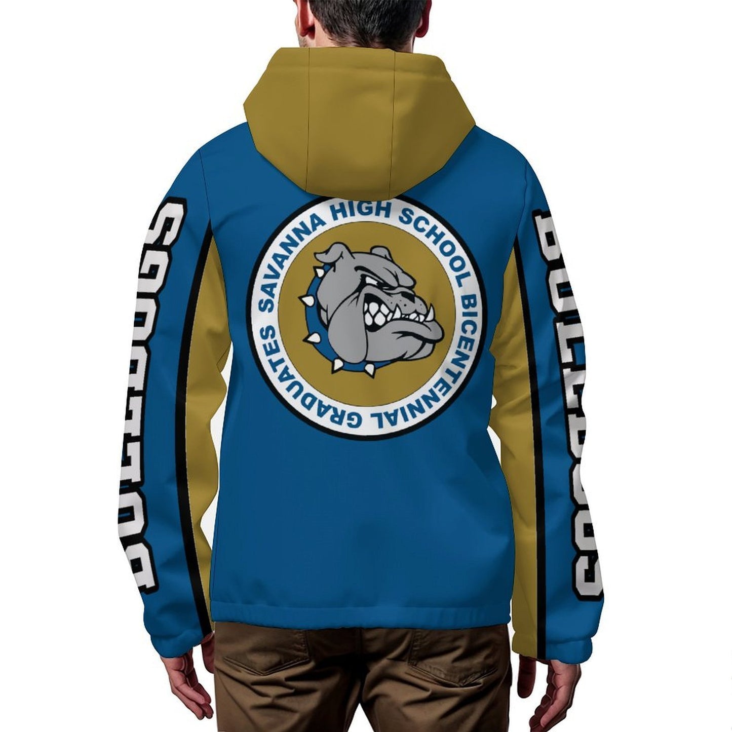 Savannah Bulldogs Hooded Windbreaker Jacket