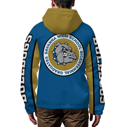 Savannah Bulldogs Hooded Windbreaker Jacket