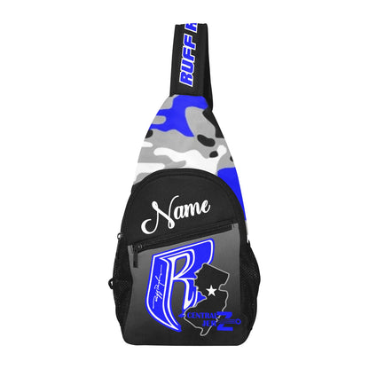 Central JerZ  Crossbody Bag Blue Camo