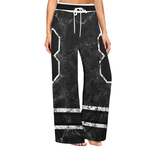 RR 88 Wide Leg Joggers Stonewash Blk