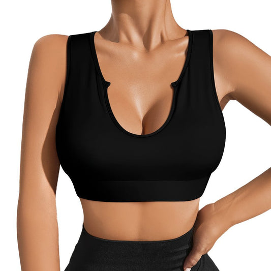 CMR Deep V Cropped Sports Tank