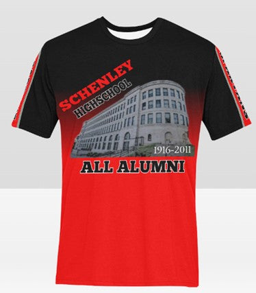 Schenley High School All Alumni Customizable Tee - Add your graduation year.