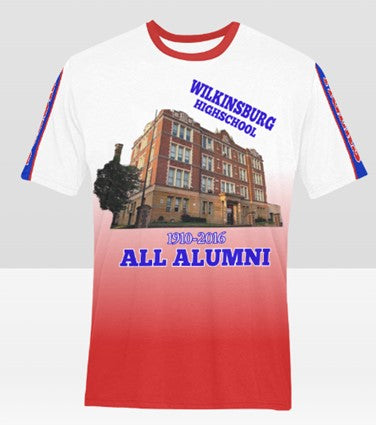 Wilkinsburg High School All Alumni Customizable Tee - Add your graduation year.