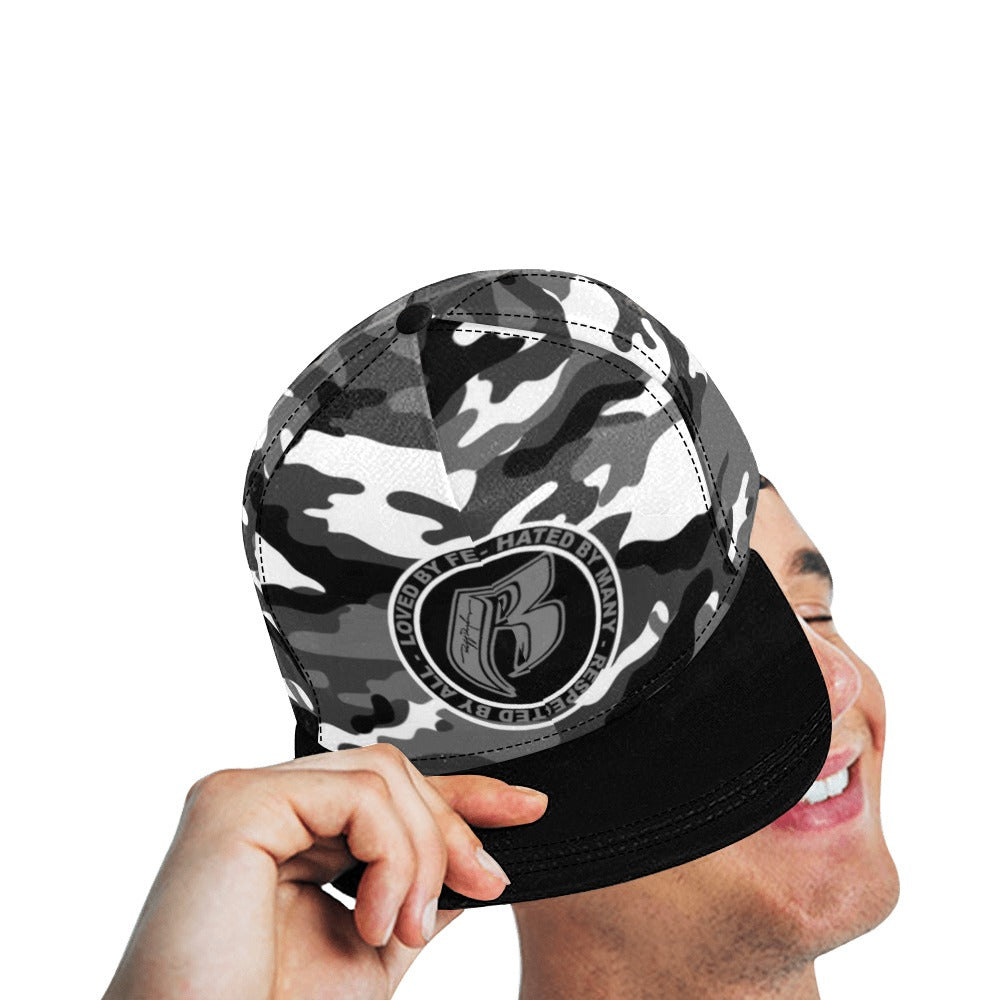 RR Snapback Hat Camo/Blk