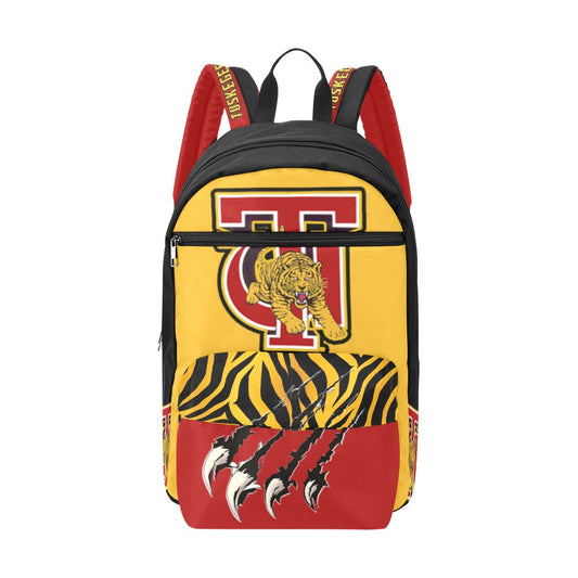 Tuskegee Tiger Stripe Large Capacity Travel Backpack