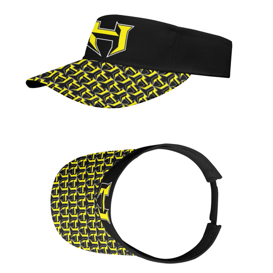 HYA Eagles Sports Visor H Print Blk