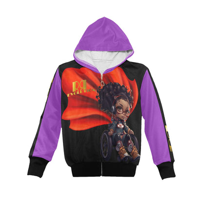 R Evolution Rolling Princess Zippered Hoodie