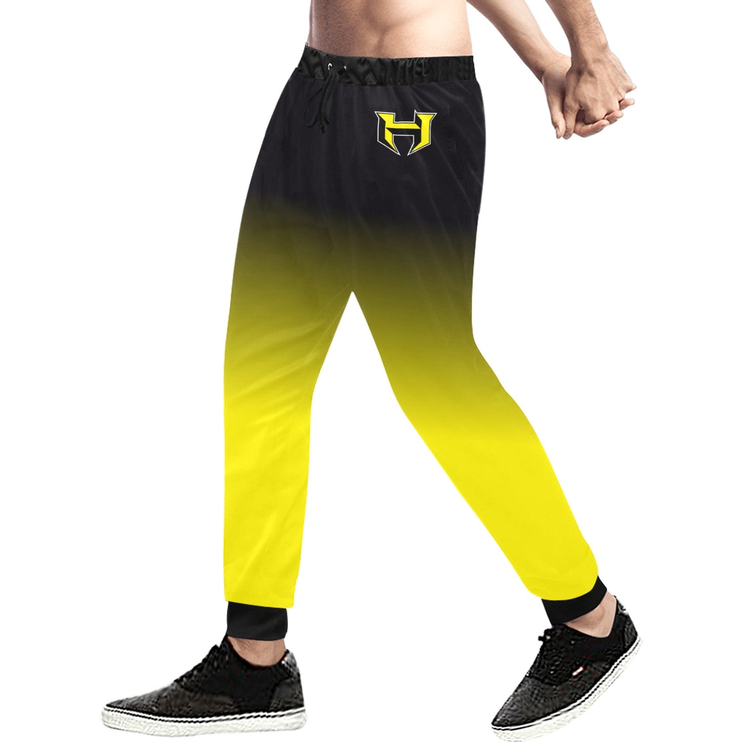 HYA Eagles Joggers H Blk/Ylw Gradient