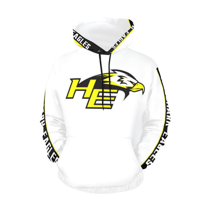 HYA Eagles Silky Hoodie Wht