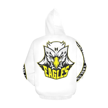 HYA Eagles Silky Hoodie Wht