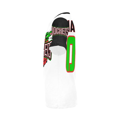 Rockets Tee Wht (Add Player's name and number)