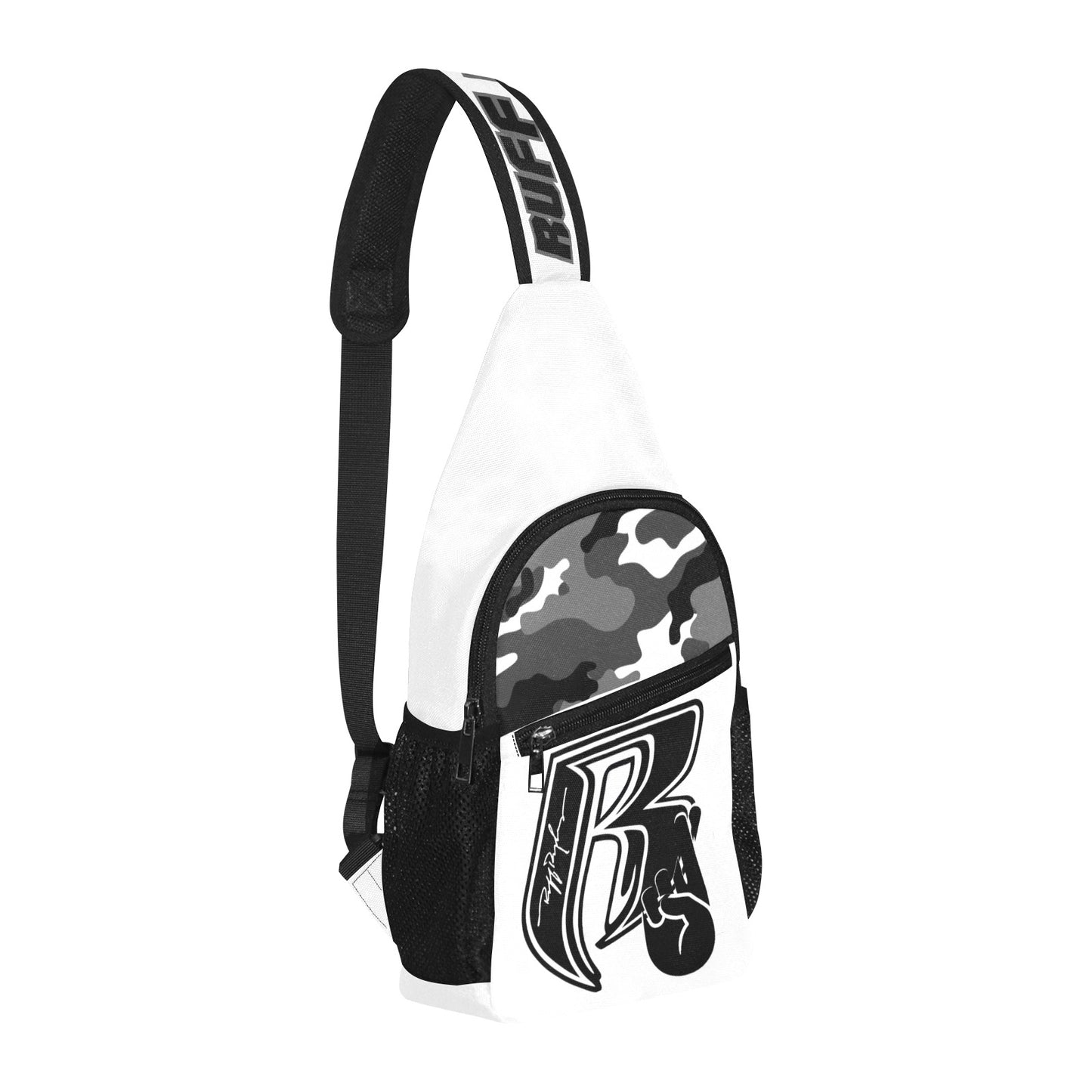 RR Crossbody Bag White Blk Hand