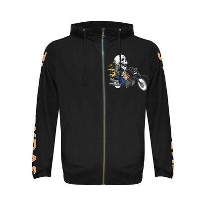 Thrill Rydas Zippered Hoodie Blk