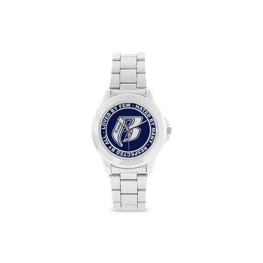 RR Unisex Stainless Steel Watch Navy -  Add your name.