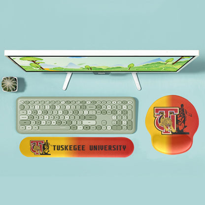 Tuskegee Mat and Wrist Guard Keyboard Mouse Pad Set