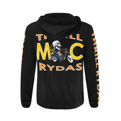 Thrill Rydas Zippered Hoodie Blk