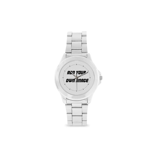 Unisex Stainless Steel Watch - Add your own image.