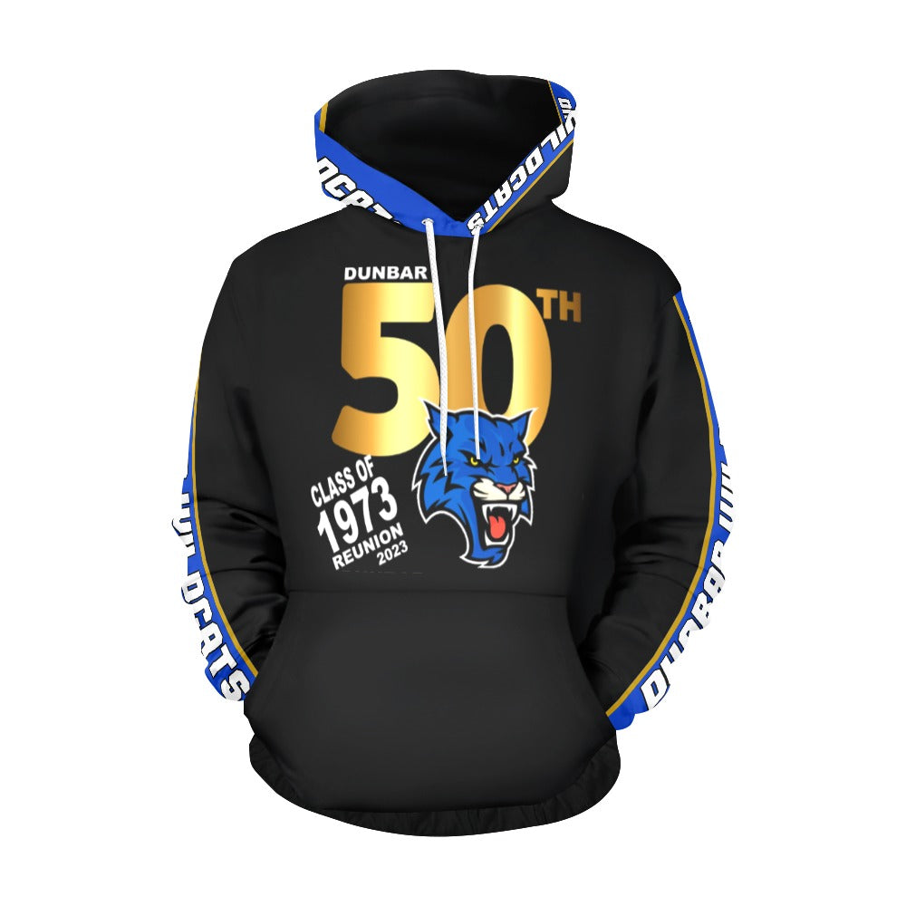 Dunbar Hoodie Blk and Gold
