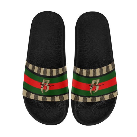 RR Gucci Inspired Slides Brwn - Mens and Womens