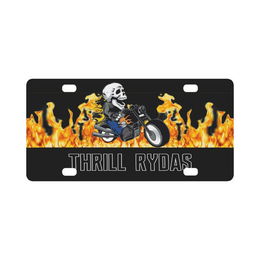 Thrill Rydas License Plate 1