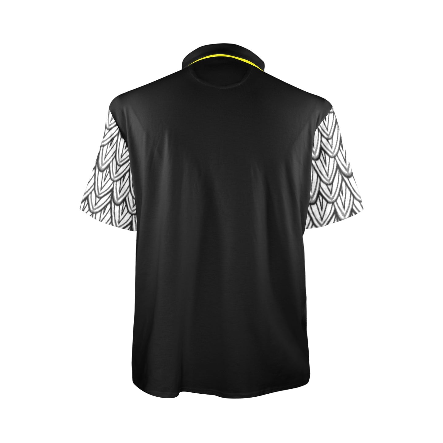 HYA Eagles Mens Polo Eagle Wings Blk