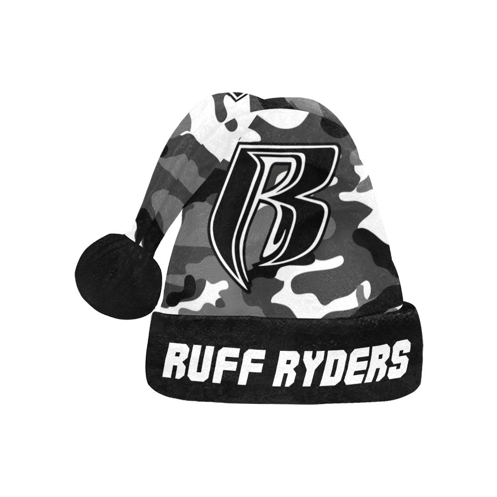 RR Christmas Flannel Santa Hat Camo