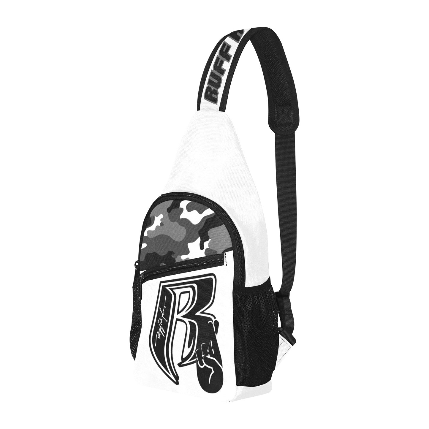 RR Crossbody Bag White Blk Hand