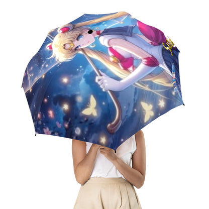 Sailor Moon Semi-Automatic Foldable Umbrella