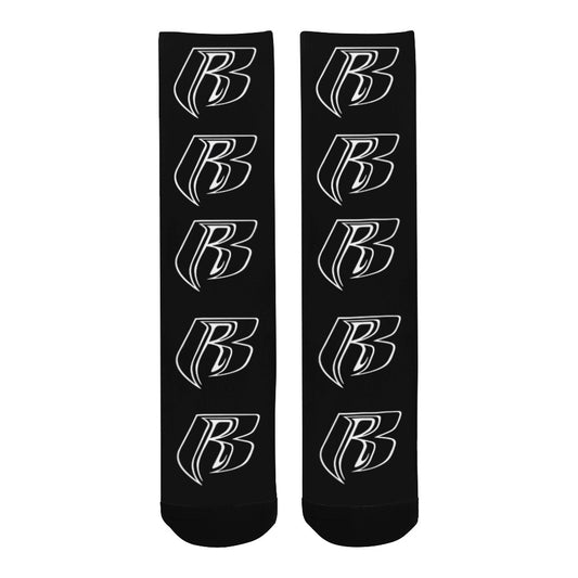 RR Socks Blk/Wht R