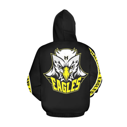 HYA Eagles Silky Hoodie Blk