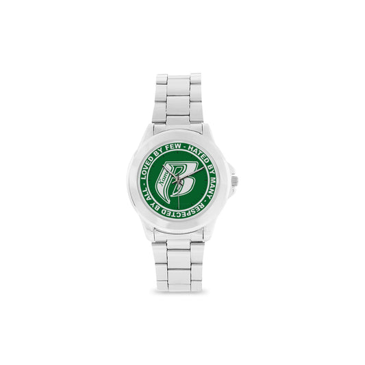 RR Unisex Stainless Steel Watch Forest Green - Add your name.