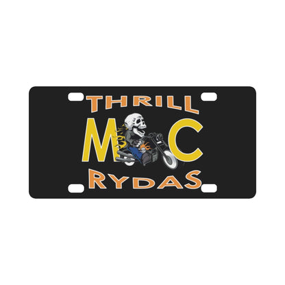 Thrill Rydas License Plate 2