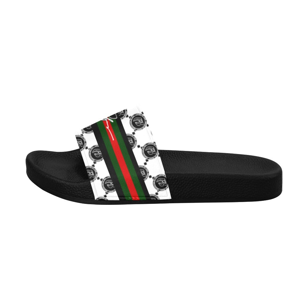 RR Gucci Inspired Slides Blk/Wht - Mens and Womens