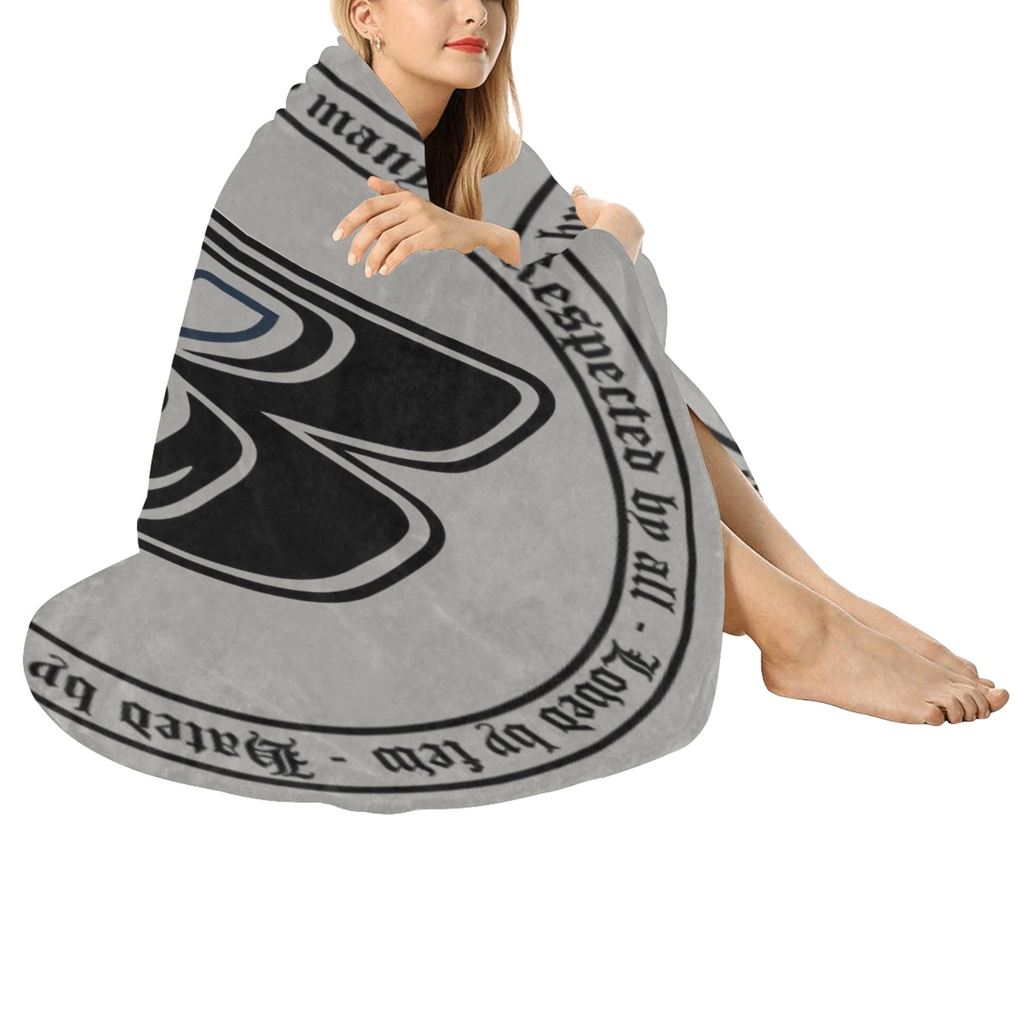 Circular Micro Fleece RR Blanket 60"