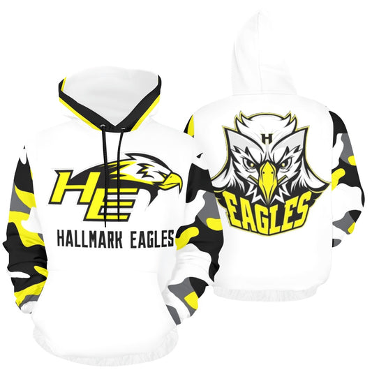 HYA Eagles Silky Hoodie Camo Wht