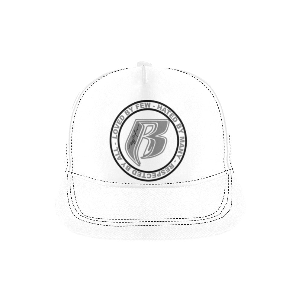 RR Snapback Hat White