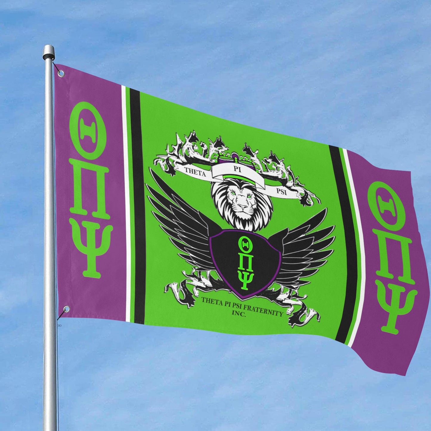 Theta Pi Psi Flag 2 8x5 Ft (96"x60") (One Side)