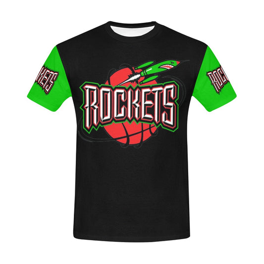 Rockets Tee Blk (Add Player's name and number)