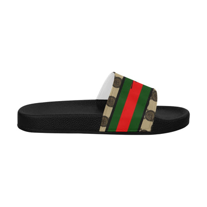 RR Gucci Inspired Slides Brwn - Mens and Womens