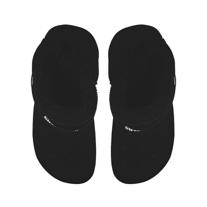 RR Christmas Fleece Lined Foam Clogs - Blk/Blk