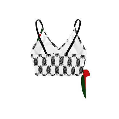 RR Gucci Inspired Halter Blk/Wht