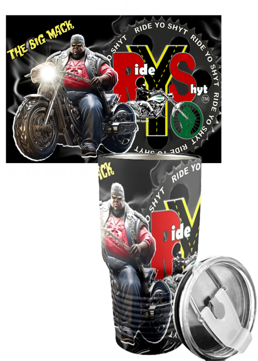 RYS 30OZ. Oversize Hot/Cold Stainless Steel Mobile Tumbler - 18 Personalities - Collect them ALL