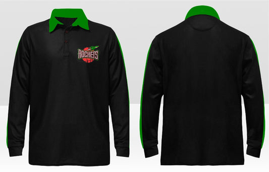 Rockets Coach Long Sleeve Polo Shirt