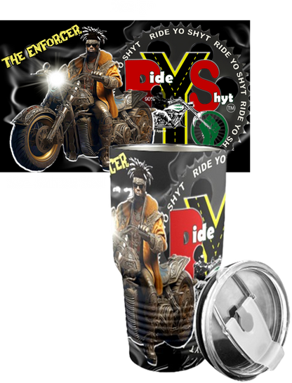 RYS 30OZ. Oversize Hot/Cold Stainless Steel Mobile Tumbler - 18 Personalities - Collect them ALL