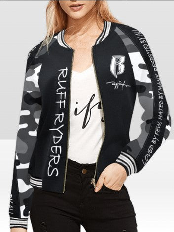 RR Custom Name Graffiti Style Jacket and Two Toned Pocketed Leggings Set